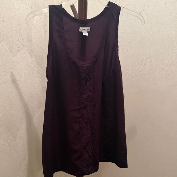 Calvin Klein Tops - Calvin Klein Dark Purple Tank Top